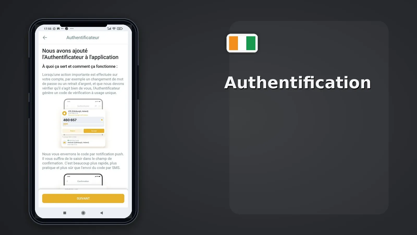 Application Melbet CI — authentification sécurisée