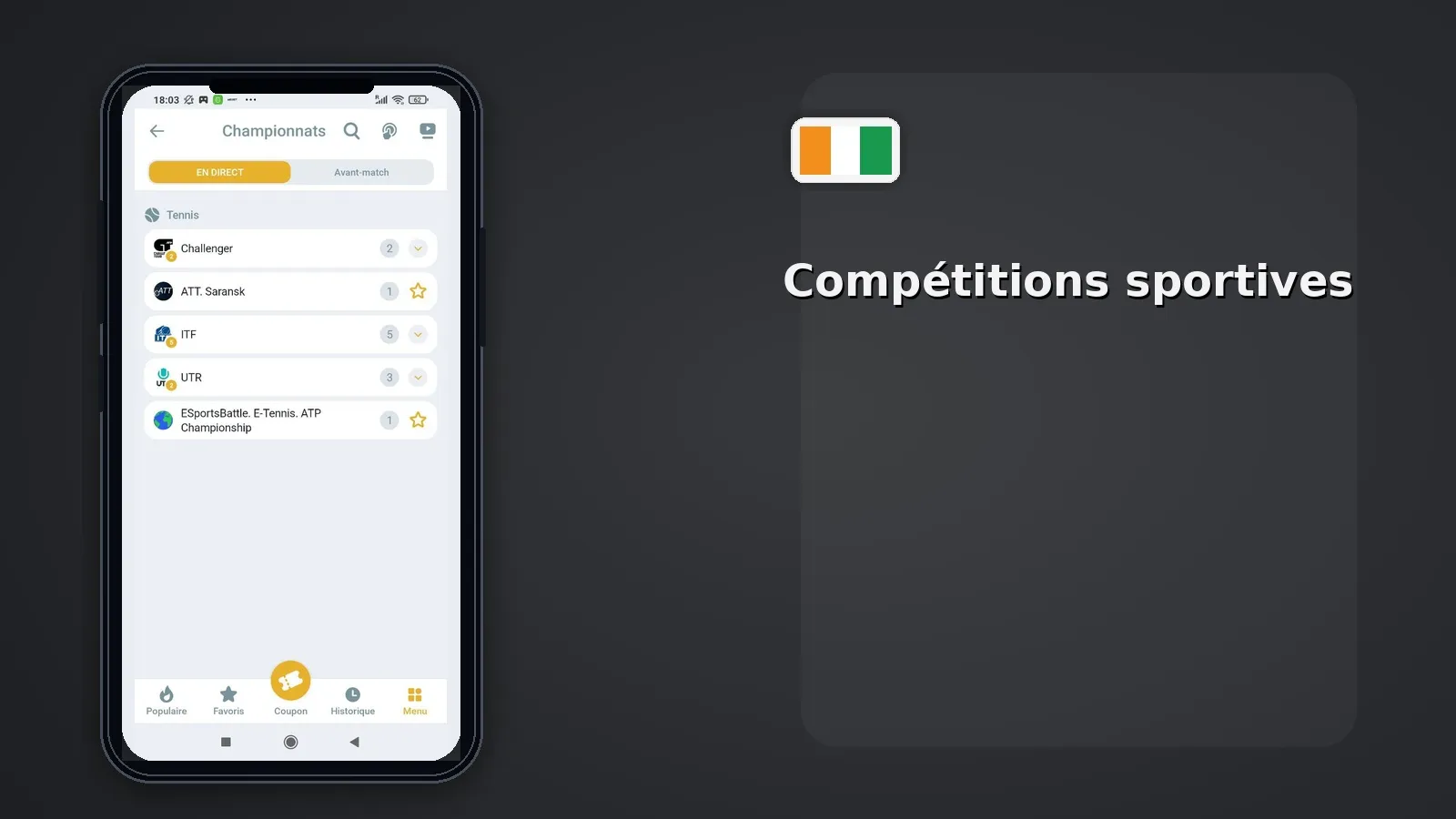 Compétitions sportives Melbet CI — CAN Premier League
