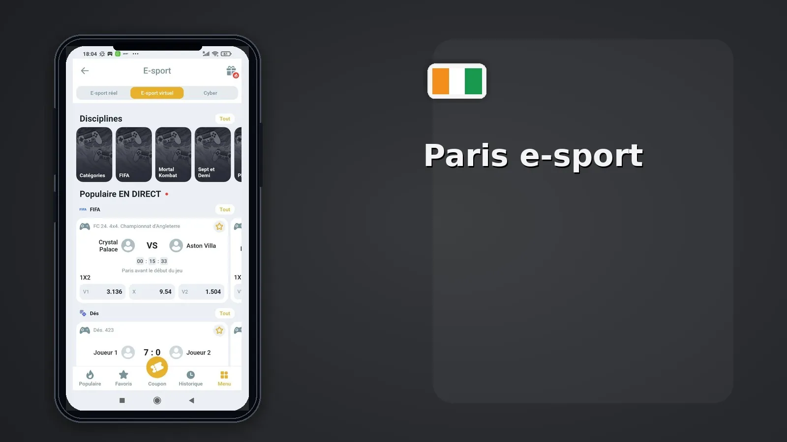 Paris eSport Melbet CI — trafic affilié diversifié