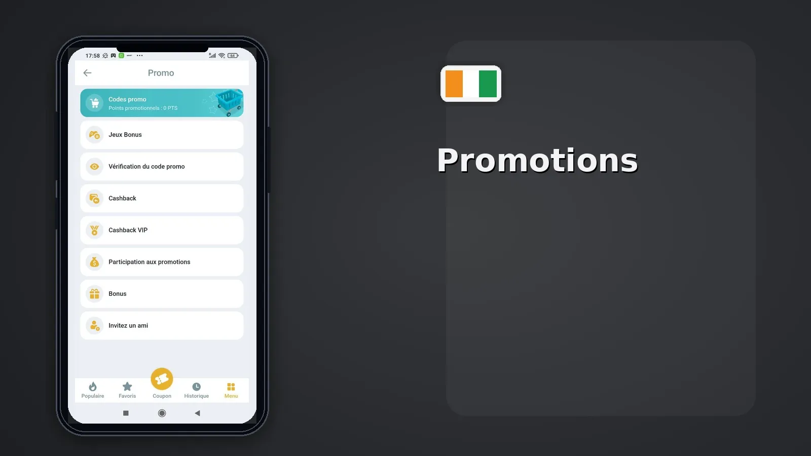 Promotions et bonus Melbet Côte d'Ivoire